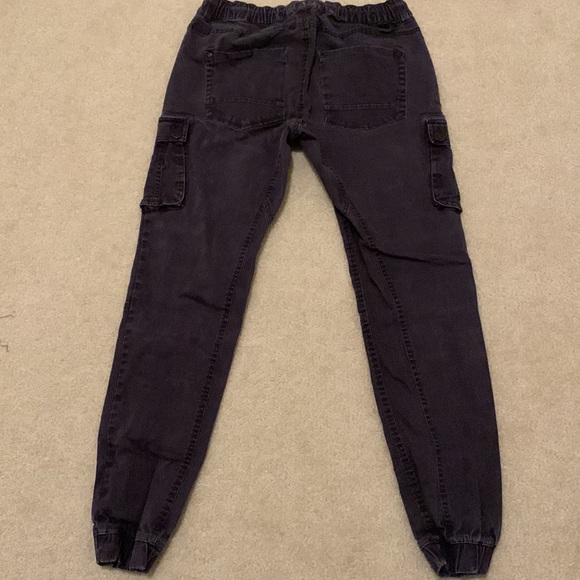 Jeaniology Black Cargo Joggers - Picture 2 of 4